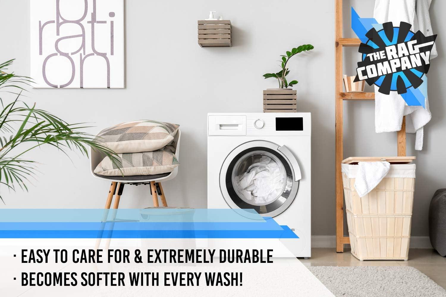 imageThe Rag Company  AllPurpose Microfiber Terry Cleaning Towels  Commercial Grade Highly Absorbent LintFree StreakFree Kitchens Bathrooms Offices 300gsm 16in x 16in Pink 12PackMidnight