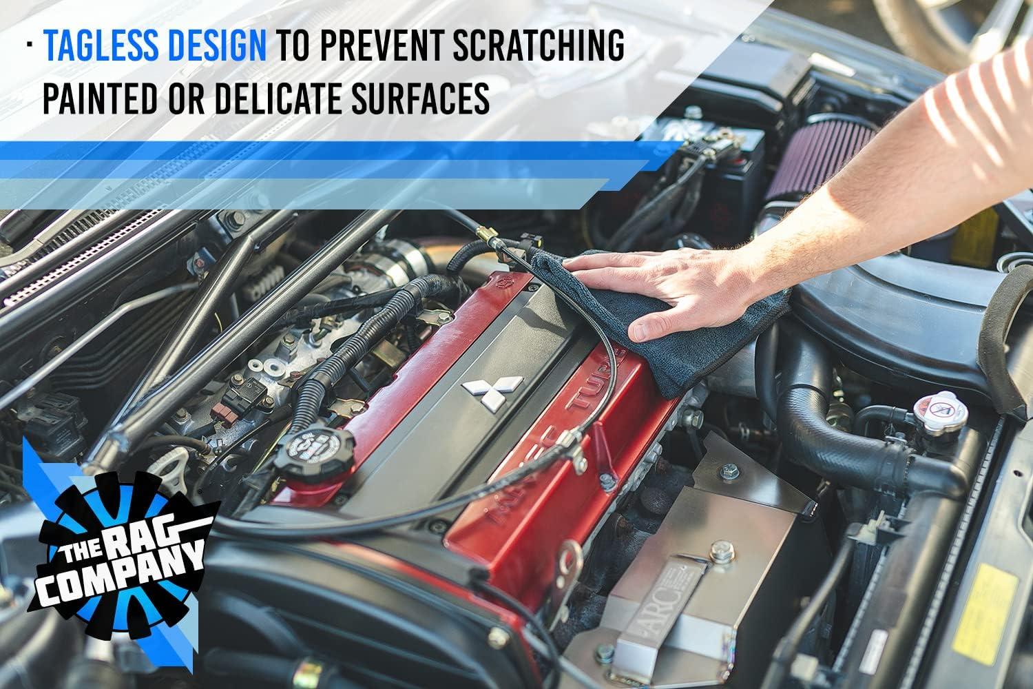 imageThe Rag Company  AllPurpose Microfiber Terry Cleaning Towels  Commercial Grade Highly Absorbent LintFree StreakFree Kitchens Bathrooms Offices 300gsm 16in x 16in Pink 12PackMidnight