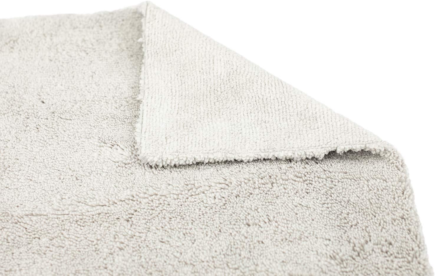 imageThe Rag Company  Creature Edgeless Auto Detailing Towels 10Pack Professional 7030 Blend DualPile Plush Microfiber Buffing ampamp Polishing 420gsm 16in x 16in Lime GreenIce Grey