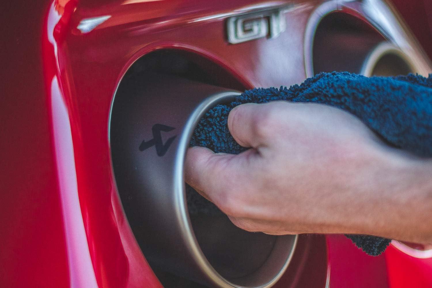 imageThe Rag Company  Creature Edgeless Auto Detailing Towels 10Pack Professional 7030 Blend DualPile Plush Microfiber Buffing ampamp Polishing 420gsm 16in x 16in Lime GreenBlack