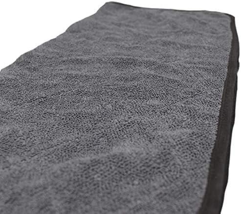 imageThe Rag Company  Double Twistress 2Pack Professional Korean 7030 Blend Twist Loop Microfiber Drying Towels Car Detailing LintFree StreakFree Multipurpose Use 850gsm 20in x 24in Grey
