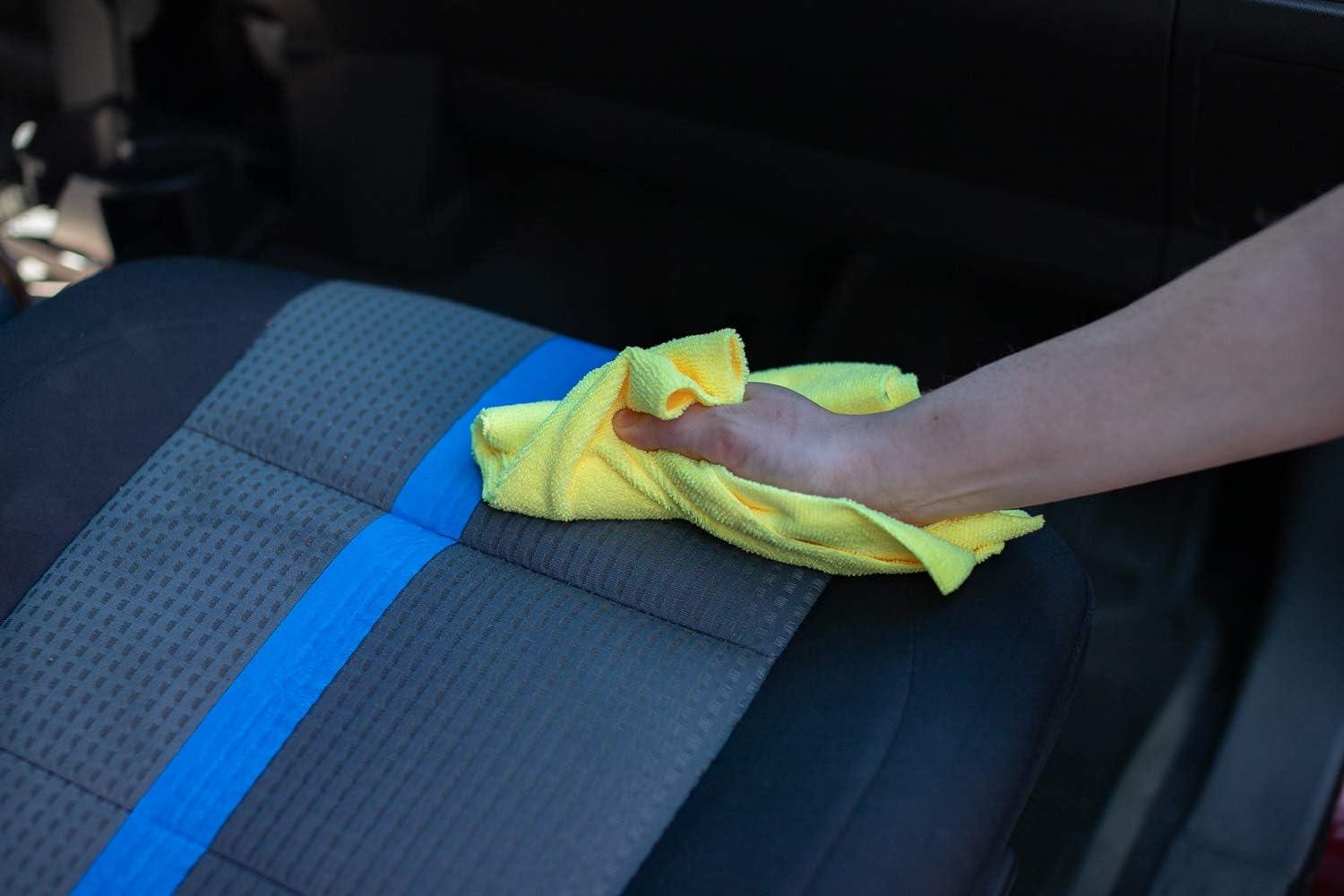 imageThe Rag Company  Edgeless 300  Microfiber Detailing Towels Perfect for Removing Polishes Sealants and Glaze Great for Interior Cleaning and Dirty Jobs 300GSM 16in x 16in Light Blue 10PackIce Grey