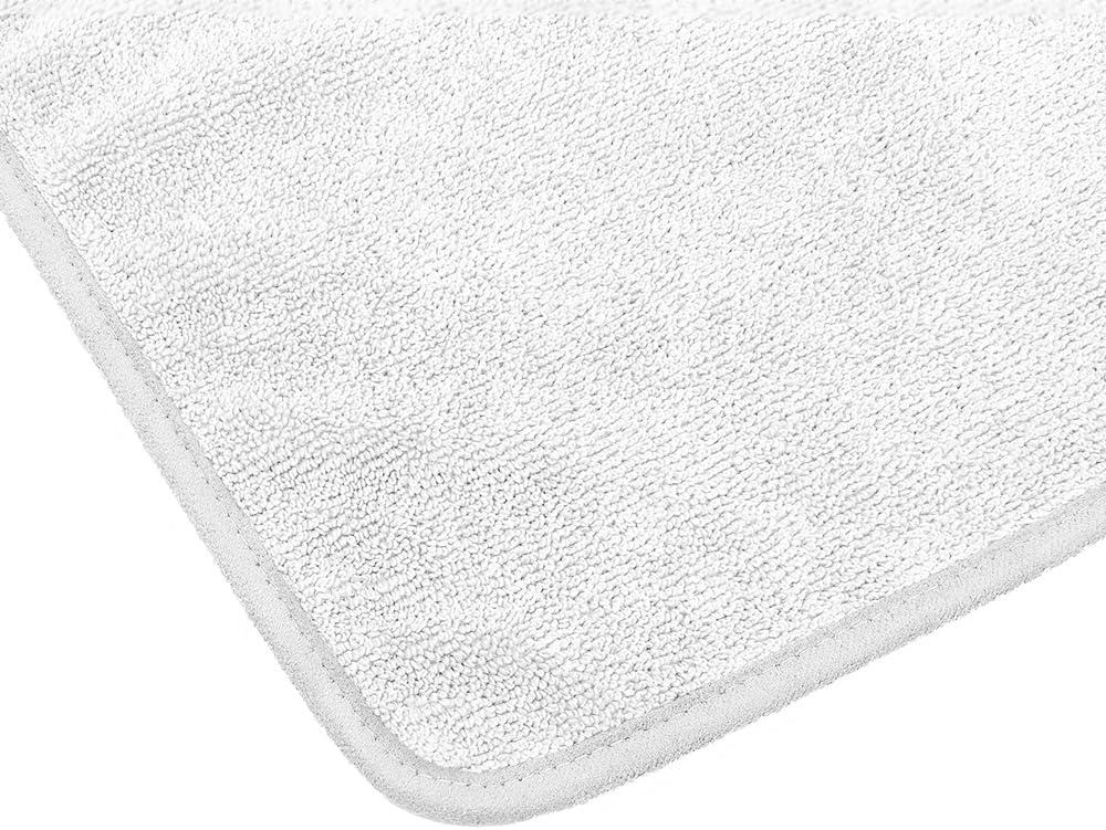 imageThe Rag Company Premium FTW Microfiber Cleaning Towels for Glass Windows Mirrors Polished Surfaces StreakFree Scratchless 16quot x16 Orange 3PackIce Grey