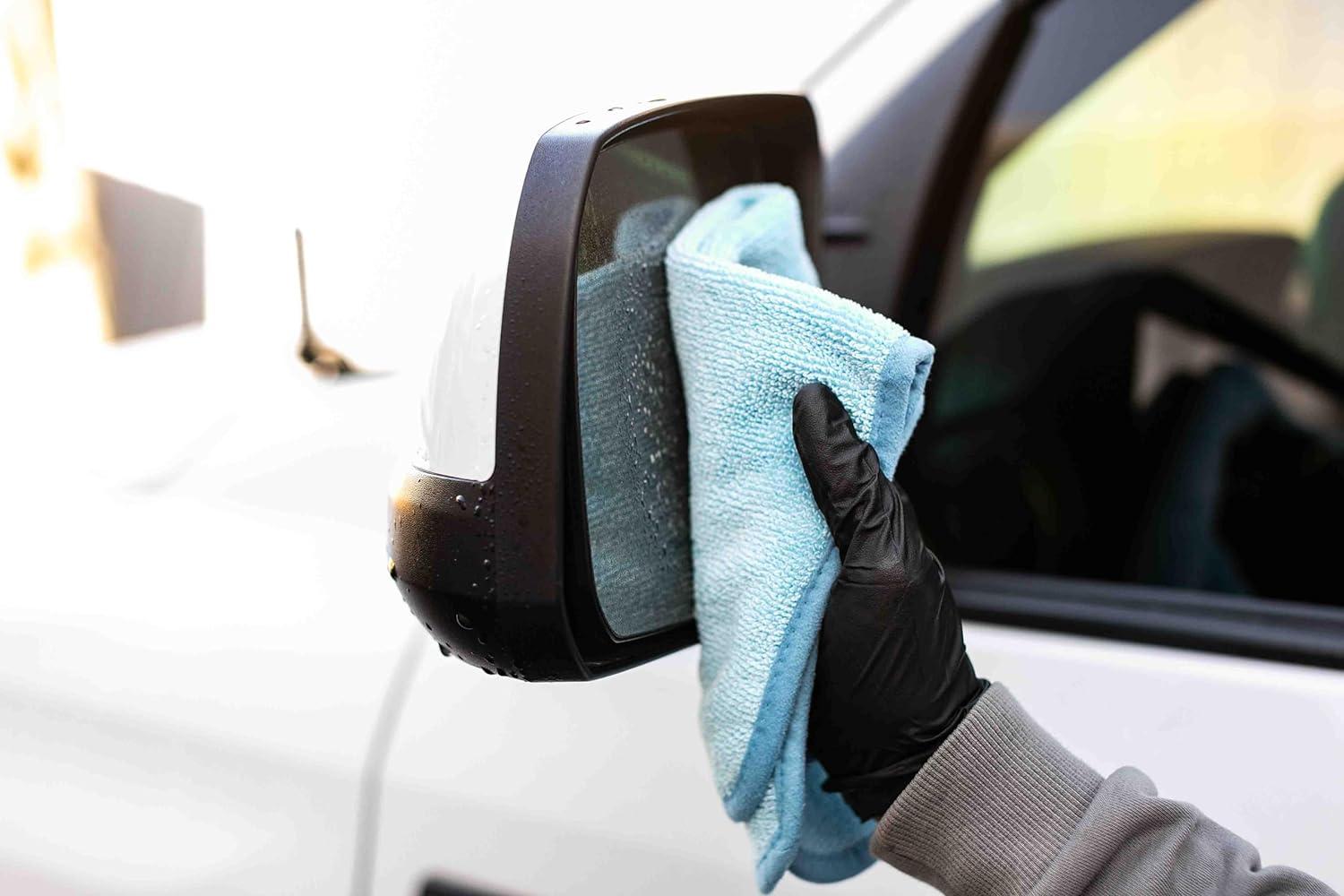 imageThe Rag Company Premium FTW Microfiber Cleaning Towels for Glass Windows Mirrors Polished Surfaces StreakFree Scratchless 16quot x16 Orange 3PackIce Grey