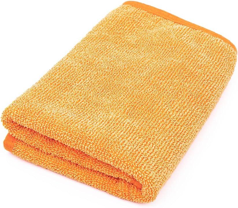 imageThe Rag Company Premium FTW Microfiber Cleaning Towels for Glass Windows Mirrors Polished Surfaces StreakFree Scratchless 16quot x16 Orange 3PackOrange