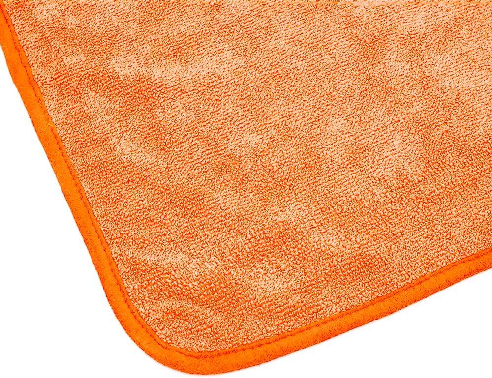 imageThe Rag Company Premium FTW Microfiber Cleaning Towels for Glass Windows Mirrors Polished Surfaces StreakFree Scratchless 16quot x16 Orange 3PackOrange