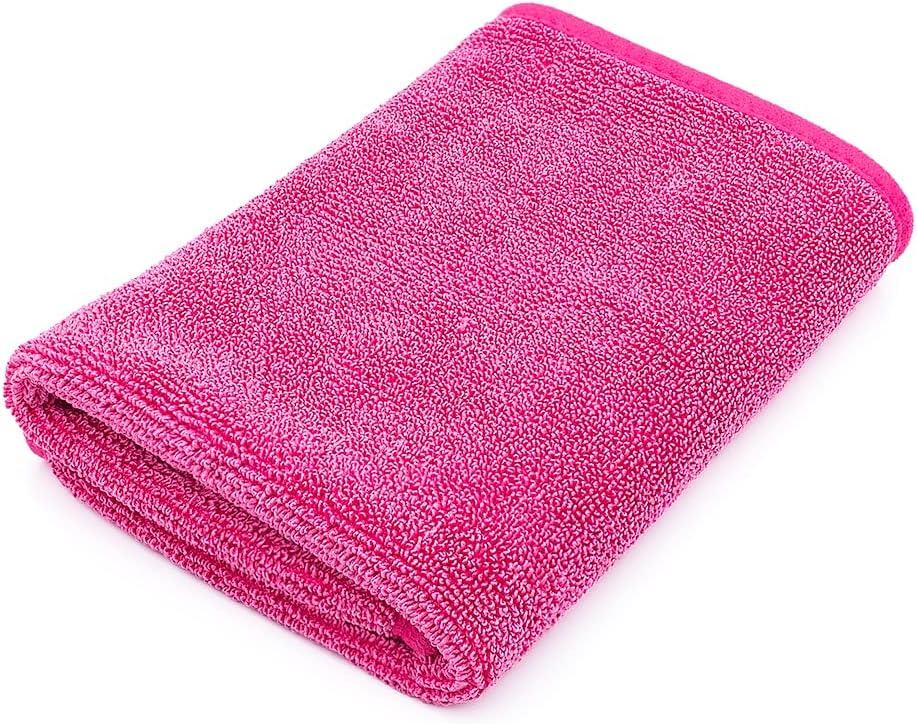 imageThe Rag Company  Premium FTW Microfiber Cleaning Towels for Glass Windows Mirrors Polished Surfaces  StreakFree Scratchless 16quot x16 Orange 3PackPink