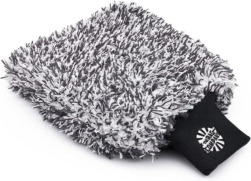 imageThe Rag Company  The Cyclone Ultra Wash Mitt  Cyclone Ultra Wash Pad 6in x 8in Combo Pack  Microfiber Blend Twist Loop Interior Liner Ideal for Foam Soap  Bucket ampamp Rinseless Washing Methods