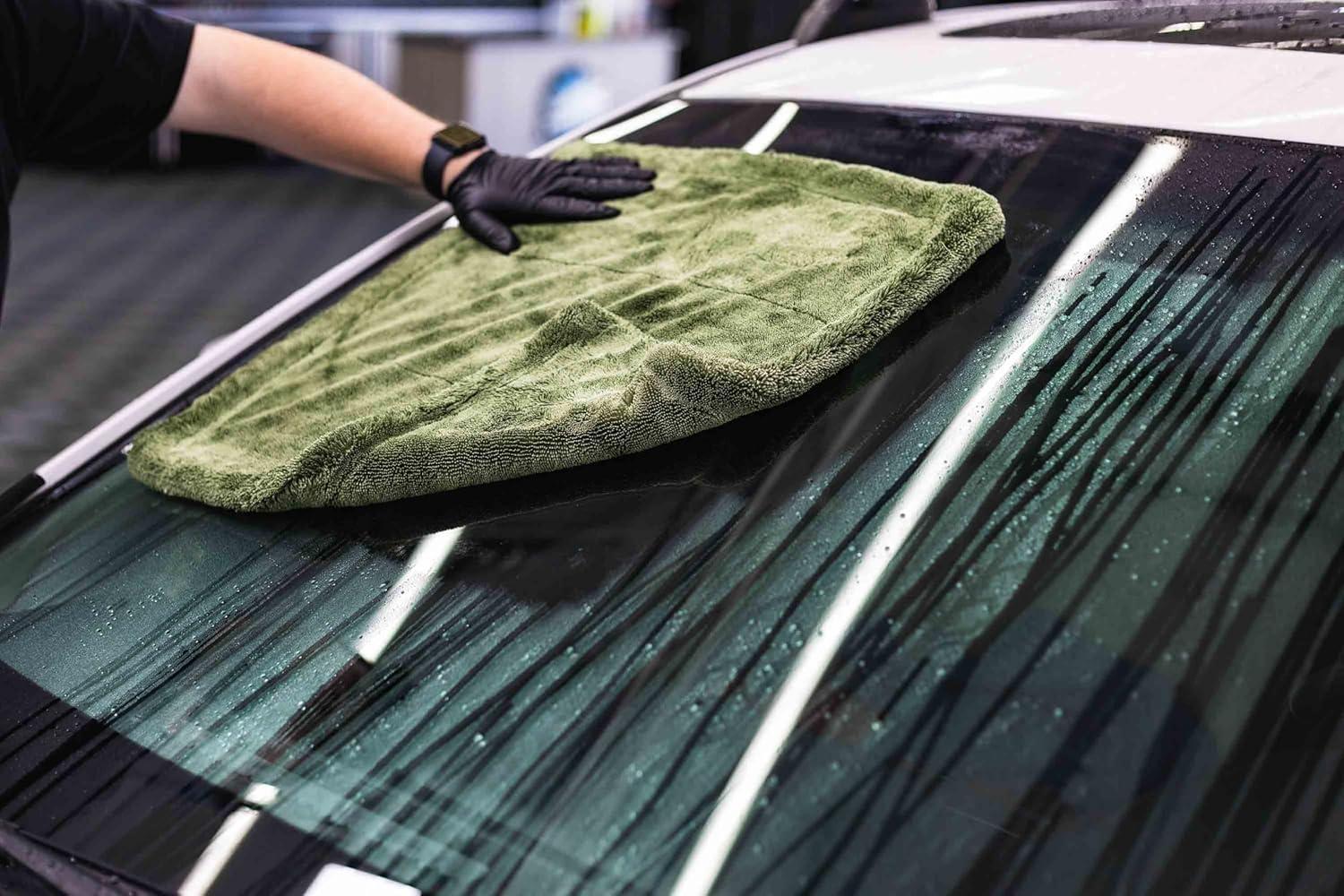 imageThe Rag Company  The Liquid8r  Absorbent 7030 Blend Microfiber Drying Towel for Cars Trucks SUVs Safe for Detailing  Scratch Free Twist Loop 1100gsm 25in x 36in Aqua BlueCamo