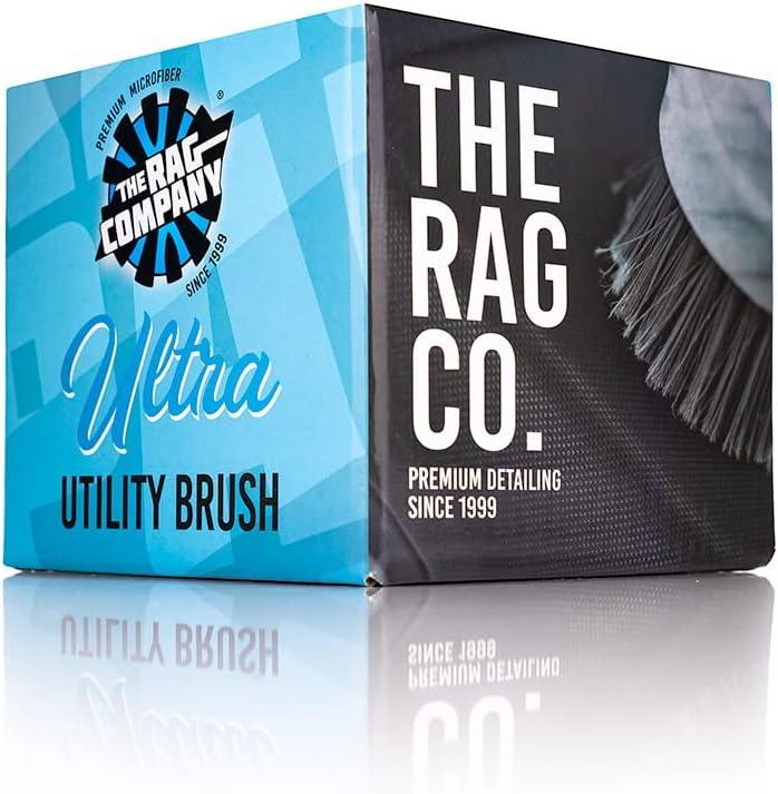 imageThe Rag Company  Ultra Utility Brush  Car Wash Brush  Soft Nylon Bristles Perfect as an Interior Wheel or Tire Rim Cleaner  Sturdy and Effective Grip for All Detailing Purposes