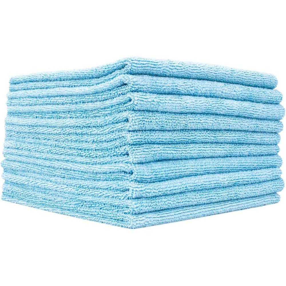 imageThe Rag Company  Edgeless 300  Microfiber Detailing Towels Perfect for Removing Polishes Sealants and Glaze Great for Interior Cleaning and Dirty Jobs 300GSM 16in x 16in Light Blue 10PackLight Blue