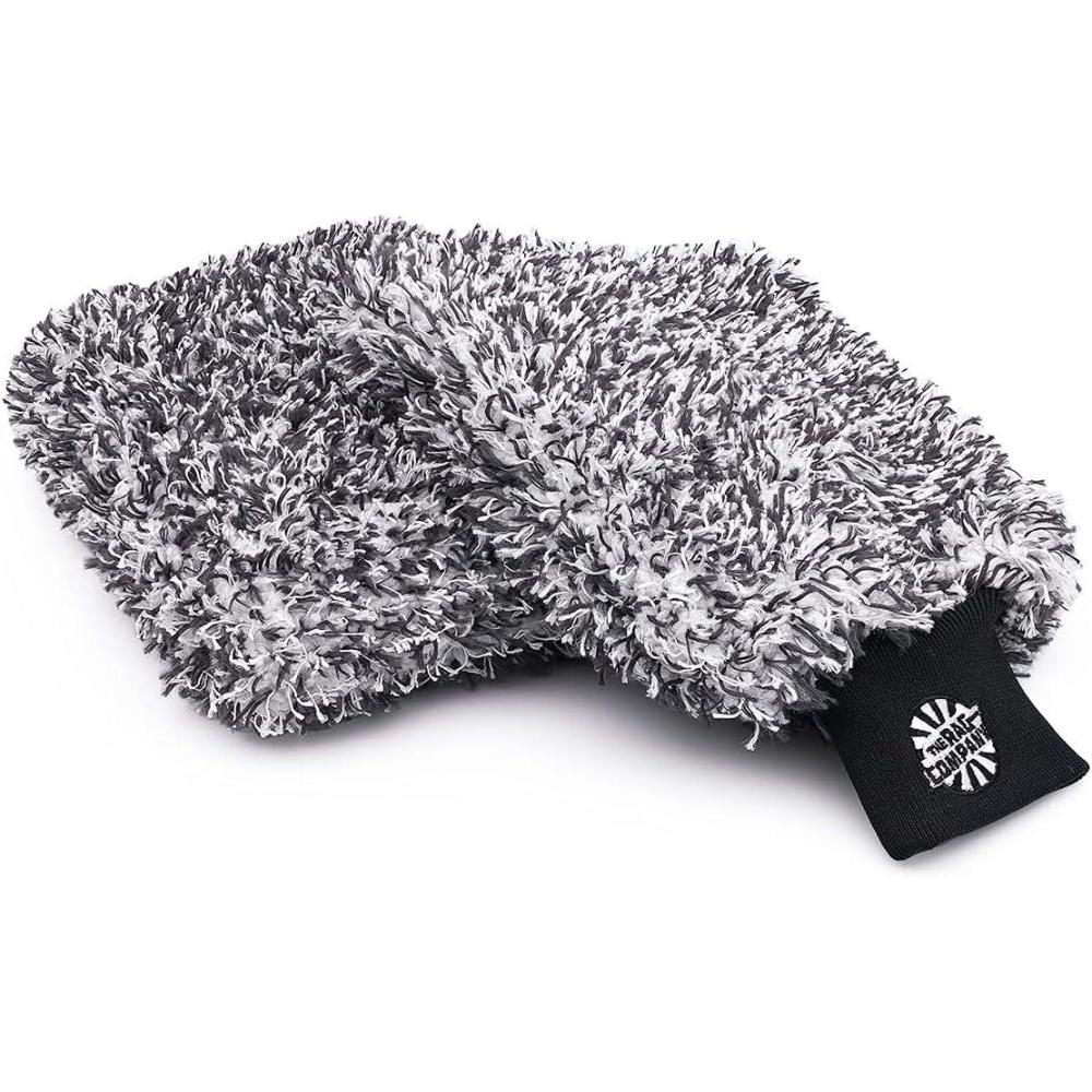 imageThe Rag Company  The Cyclone Ultra Wash Mitt  Cyclone Ultra Wash Pad 6in x 8in Combo Pack  Microfiber Blend Twist Loop Interior Liner Ideal for Foam Soap  Bucket ampamp Rinseless Washing Methods