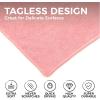 The Rag Company – All-Purpose Microfiber Terry Cleaning Towels – Commercial Grade, Highly Absorbent, Lint-Free, Streak-Free, Kitchens, Bathrooms, Offices, 300gsm, 16in x 16in, Pink (12-Pack)(Pink)
