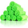 The Rag Company – Creature Edgeless Auto Detailing Towels (10-Pack) Professional 70/30 Blend, Dual-Pile Plush Microfiber, Buffing & Polishing, 420gsm, 16in x 16in, Lime Green(Lime Green)