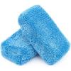 The Rag Company – Ultra Premium Korean Eagle Microfiber Detailing Applicator Sponge – Versatile Detailing Tool, Extra Absorbent, Able to Withstand Numerous Uses, 3in x 5in, Blue (2-Pack)