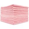 The Rag Company – All-Purpose Microfiber Terry Cleaning Towels – Commercial Grade, Highly Absorbent, Lint-Free, Streak-Free, Kitchens, Bathrooms, Offices, 300gsm, 16in x 16in, Pink (12-Pack)(Pink)