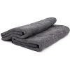 The Rag Company – Double Twistress (2-Pack) Professional Korean 70/30 Blend, Twist Loop Microfiber Drying Towels Car Detailing, Lint-Free, Streak-Free, Multipurpose Use, 850gsm, 20in x 24in, Grey