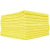 The Rag Company – Edgeless 300 – Microfiber Detailing Towels, Perfect for Removing Polishes, Sealants, and Glaze; Great for Interior Cleaning and Dirty Jobs; 300GSM, 16in x 16in, Light Blue (10-Pack)(Yellow)