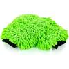 The Rag Company – Premium Chenille Microfiber Knobby Wash Mitts – Perfect for Car Washing and Detailing; Scratch-Free, Lint-Free, Double-Sided, Plush, and Absorbent; Lime Green + Blue (2-Pack)(Lime Green)