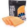 imageThe Rag Company  Premium FTW Microfiber Cleaning Towels for Glass Windows Mirrors Polished Surfaces  StreakFree Scratchless 16quot x16 Orange 3PackOrange