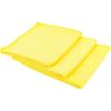 The Rag Company – Standard Waffle Weave Microfiber Towels (2-Pack) Detailing, Window, Glass and Drying, Wax & Polish, Lint-Free, Streak-Free, 370gsm, 16in x 24in, Royal Blue(Yellow)
