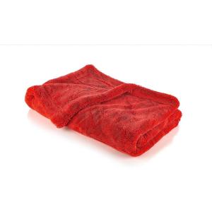 The Rag Company – The 1500 – Heavy Duty Car Drying Towel; Perfect for Trucks, Commercial Vehicles, RVs, Boats, and More; Premium 70/30 Blend Twist Loop Design, 1500gsm, 30in x 30in, Red