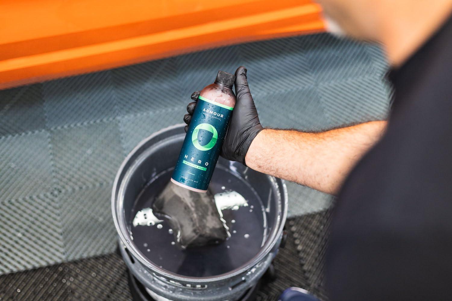 imageArmour Detail Supply HERO Rinseless Car Wash EcoFriendly Alternative to Soap Car Washes Safe on all Vehicles Deep Cleaning 16 Oz16 Fl Oz Pack of 1