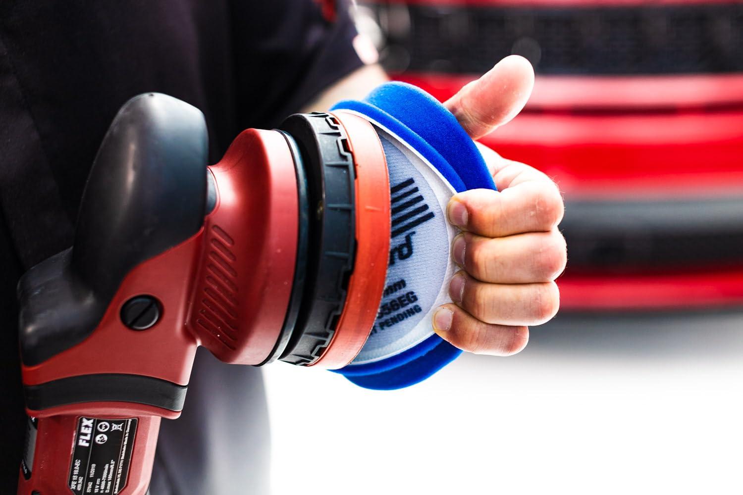 imageBuff and Shine EdgeGuard Foam Buffing Pads Maroon 5quot Medium Cut Pad Pack of 2Multicolor Mix of Grades