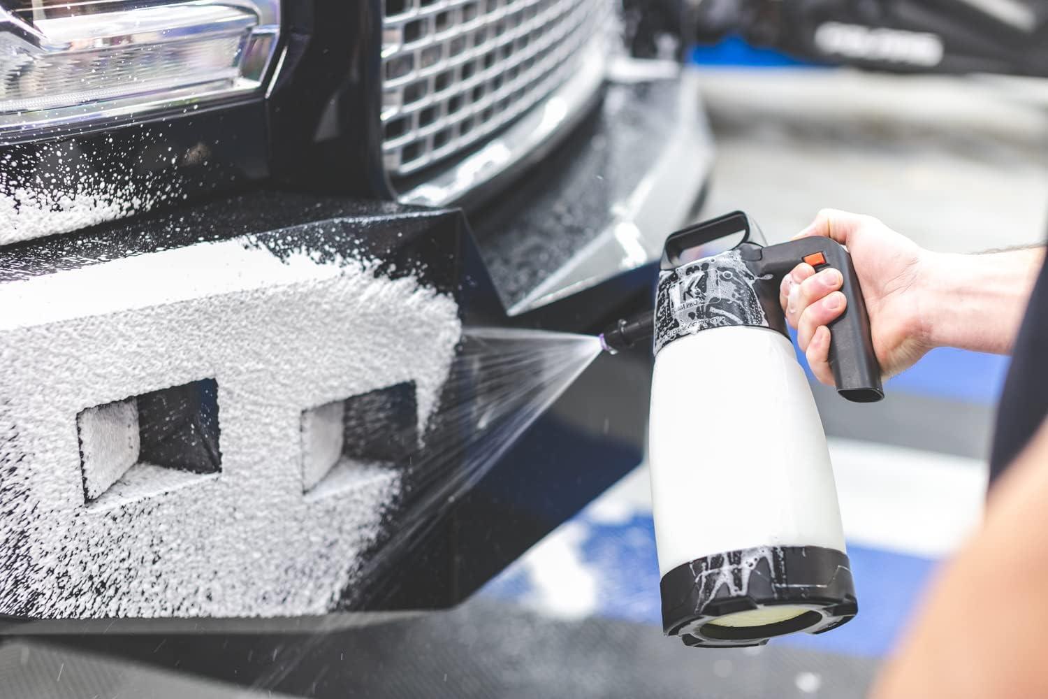 imageGoizper Group iK Sprayers Foam Pro 2 Plus Sprayer Pump Spray Foamer with Schrader Valve Professional Car Wash ampamp Detailing DryWet Foam Pressure Release Safety Valve PVC Hoses 125 Liters