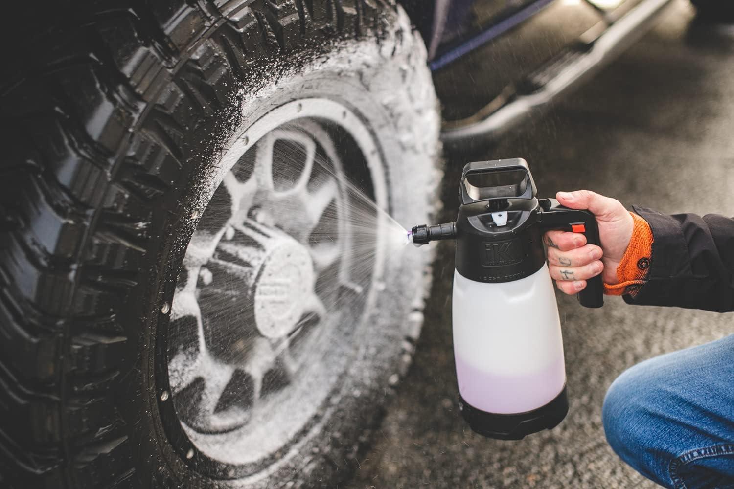 imageGoizper Group iK Sprayers Foam Pro 2 Plus Sprayer Pump Spray Foamer with Schrader Valve Professional Car Wash ampamp Detailing DryWet Foam Pressure Release Safety Valve PVC Hoses 125 Liters