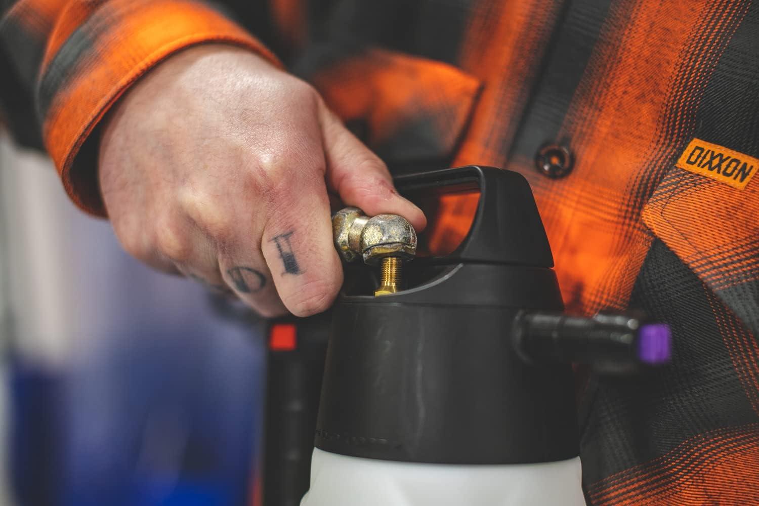 imageGoizper Group iK Sprayers Foam Pro 2 Plus Sprayer Pump Spray Foamer with Schrader Valve Professional Car Wash ampamp Detailing DryWet Foam Pressure Release Safety Valve PVC Hoses 125 Liters