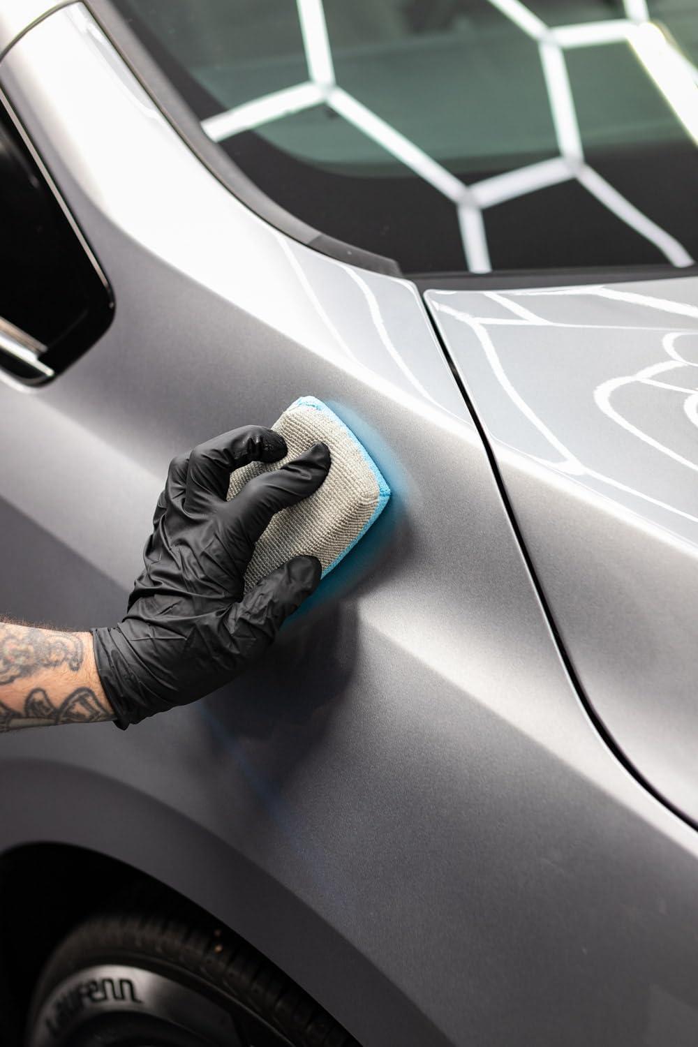 imageThe Rag Company No Soak Coating Applicator Kit Microfiber Coating Sponges with Soak Barrier Plus 3 Scratchless and Edgeless 7030 Blend Microfiber Towels for BuffingLeveling CoatingsApplicator Kit