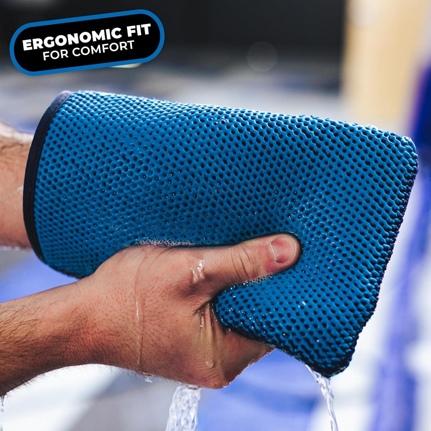 imageThe Rag Company Ultra Clay Decontamination Mitt Easy to Use Effective Cleaning ampamp Release of Paint Contaminants Increase Wax ampamp Sealant Bond Enhance Gloss ampampColor Depth Fine Grade 87quotx57quot