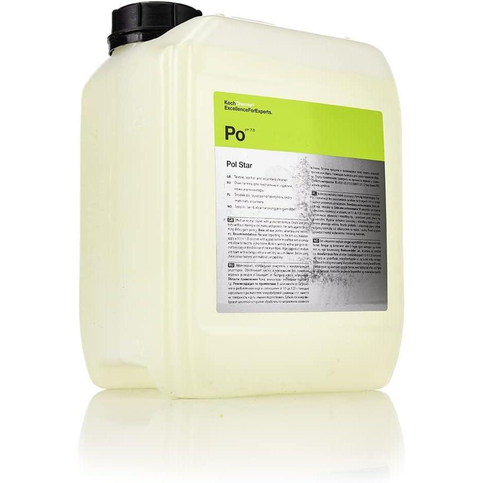 imageKOCHCHEMIE  Pol Star  Textile Leather ampamp Suede Cleaner Natural Cleaner Protection Formula No Water Marks 1 Liter169 Fl Oz Pack of 1