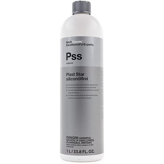 imageKOCHCHEMIE Plast Star  Silicone Free Exterior Trim Dressing UV Protection Exterior Trim Mouldings Tires Like New OEM Finish 1 Liter