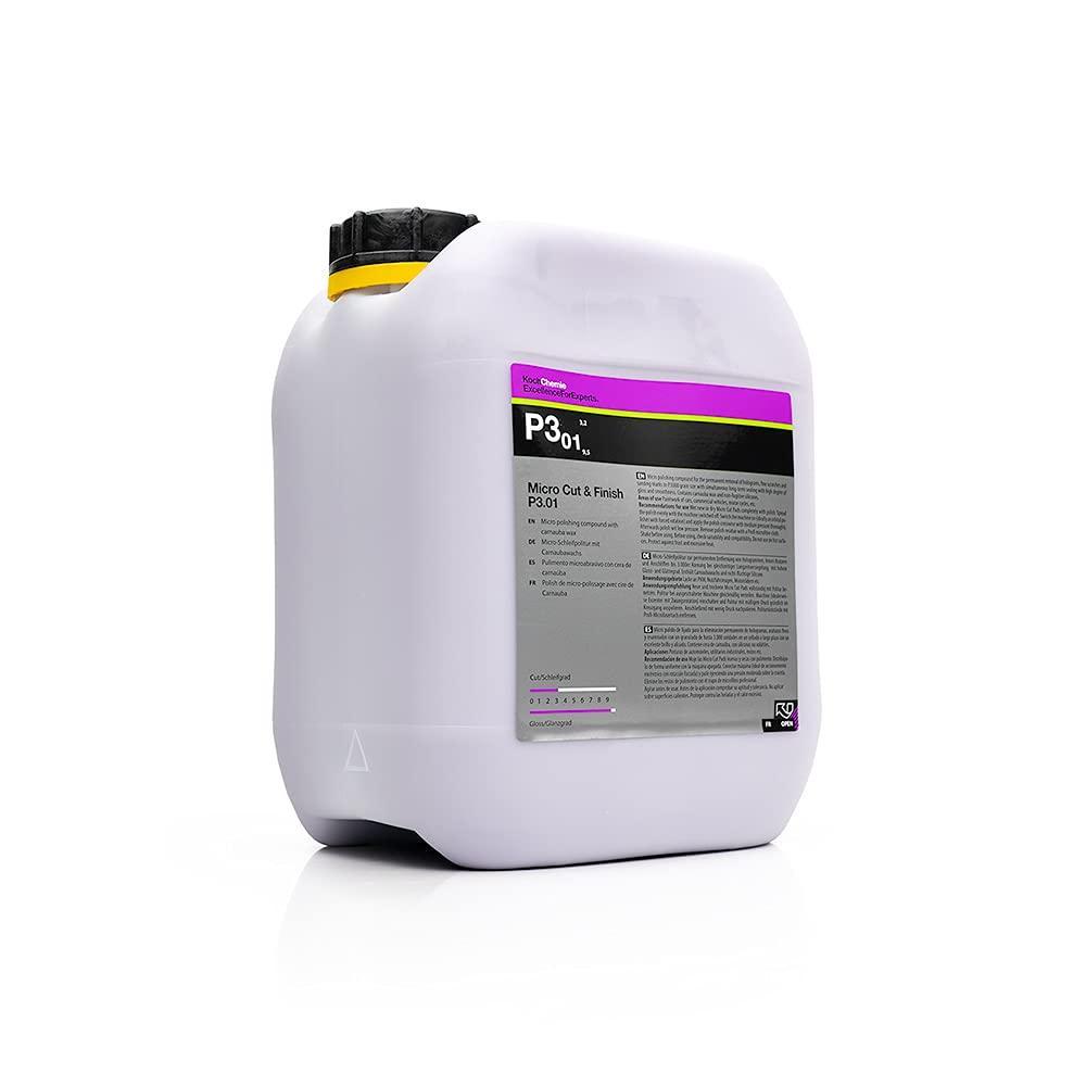 imageKochChemie Micro Cut ampamp Finish Polishing Compound with Carnauba Wax  Permanent Removal of Holograms Fine Scratches ampamp Sanding Marks Long Term Sealing NonFugitive Silicones 250 milliliters5 Liters