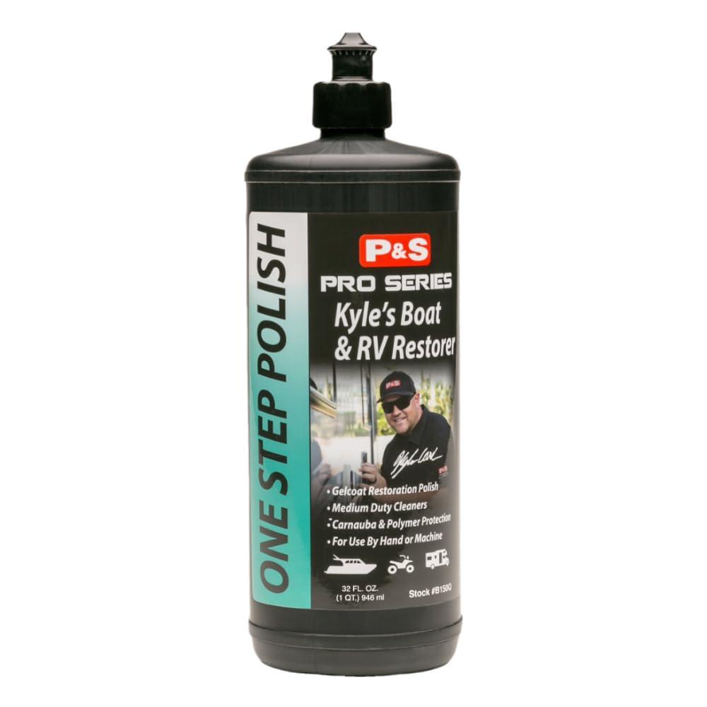 imageP ampamp S PROFESSIONAL DETAIL PRODUCTS Kyles Boat ampamp RV Restorer Gelcoat Restoration Polish Enhances Moisturizes and Brightens in a Single Step Carnauba ampamp Polymer Protection 16 oz