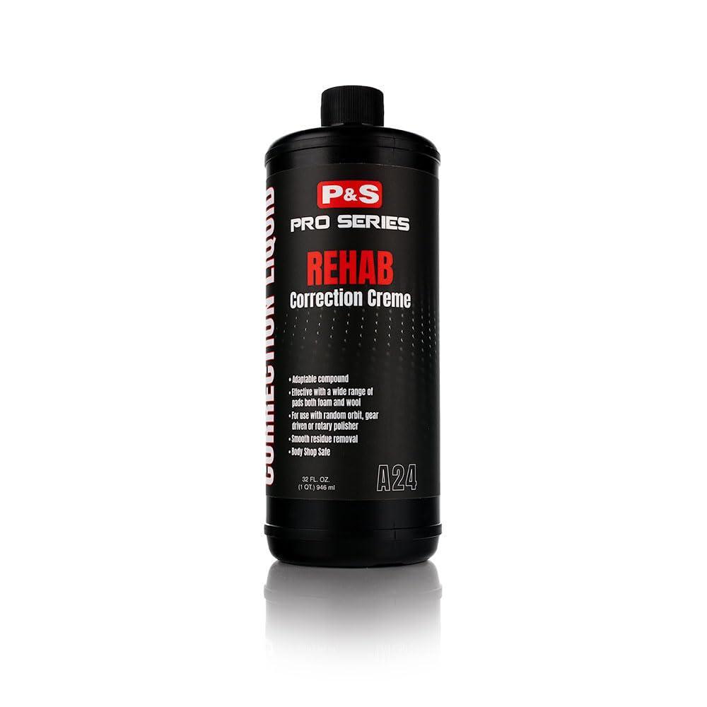 imageP ampamp S PROFESSIONAL DETAIL PRODUCTS Rehab Paint Correction Creme Safe for All Paint Types and Pad Compounds EasytoUse Formula Works at Any Buffing or Polishing Stage 1 Quart