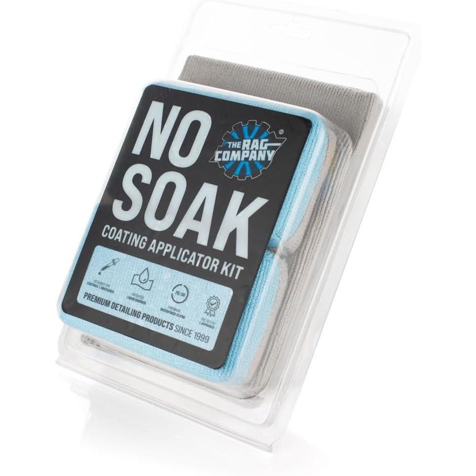 imageThe Rag Company No Soak Coating Applicator Kit Microfiber Coating Sponges with Soak Barrier Plus 3 Scratchless and Edgeless 7030 Blend Microfiber Towels for BuffingLeveling CoatingsApplicator Kit