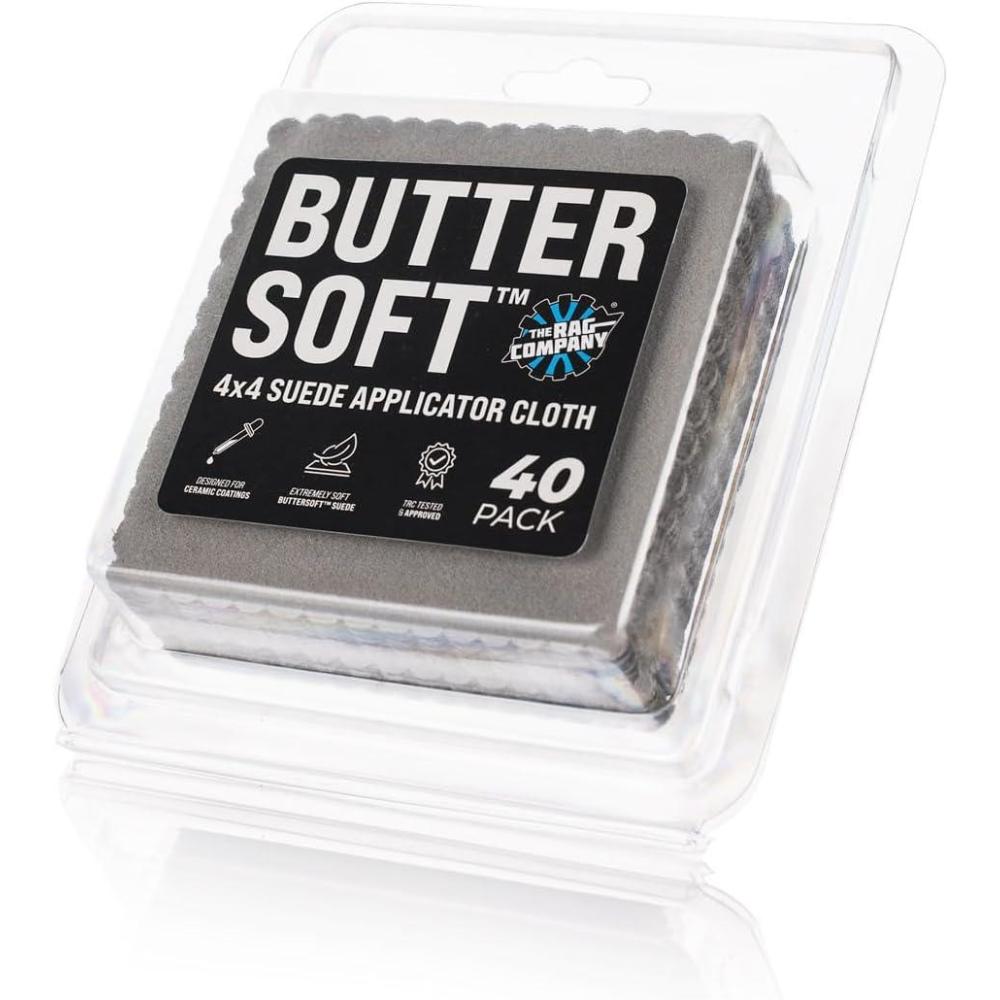 imageThe Rag Company Wrap N Tuck Suede Coating Applicator Kit Ultra Soft and Smooth Applicator for Spreading and Leveling Exterior Coatings Reusable Foam Tool and Super Soft Suede Cloths40 cloths