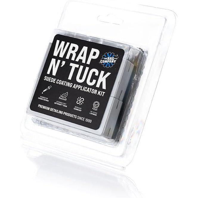 imageThe Rag Company Wrap N Tuck Suede Coating Applicator Kit Ultra Soft and Smooth Applicator for Spreading and Leveling Exterior Coatings Reusable Foam Tool and Super Soft Suede Cloths1 Kit