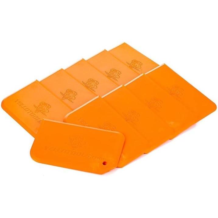 imageYellotools  YelloBlade  Orange  Razor Blade Scraper and Vinyl Removal Tool  Safe for All Surfaces  Pack of 9