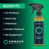 Armour Detail Supply – Adapt Waterless Wash & Quick Detailer and Multi-Use Formula, Streak-Free, UV Protection, Scratch Reducer, Parent (1 Pint)