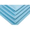 The Rag Company – Premium Window, Glass, Mirror & Chrome Detailing Towels – Professional Korean 70/30 Microfiber Blend, Lint-Free, Streak-Free, 350gsm, 16in. x 16in, Light Blue (5-Pack)(16in. x 16in.)
