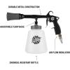 The Rag Company – Ultra AIR Blaster Plus – Deep Clean Interior Detailing Tool; Air and Liquid Combo; Durable Metal Design; Trigger Operated – Black
