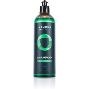 Armour Detail Supply Shampoo+ High-Foaming pH Neutral Shampoo, Professional Automotive Cleaning, Compatible with Foam Cannons or Bucket Washes – 16 oz(16 Fl Oz (Pack of 1))