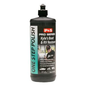 P & S PROFESSIONAL DETAIL PRODUCTS – Kyle’s Boat & RV Restorer – Gelcoat Restoration Polish, Enhances, Moisturizes, and Brightens in a Single Step, Carnauba & Polymer Protection – 16 oz.