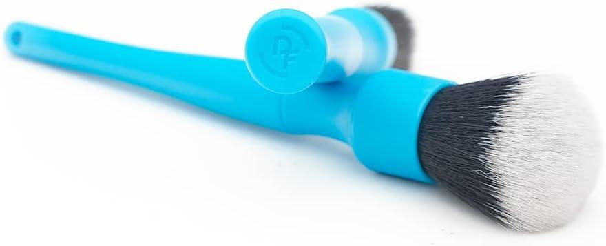 imageDetail Factory Synthetic Detailing Brush UltraSoft Bristles Comfortable Grip and ScratchFree Cleaning for Exterior Interior Emblems Badges and InstrumentGuage Panels Red LongBlue