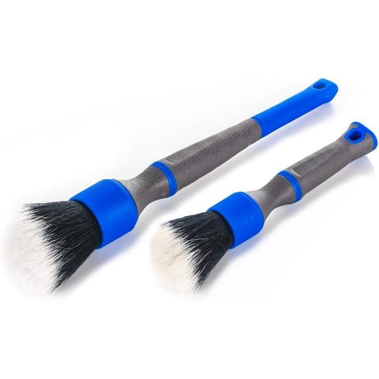 imageDetail Factory  TriGrip UltraSoft Detailing Brush Set  ScratchFree Cleaning for Exterior Interior Panels Emblems Badges Gauges Infotainment Screen  BlackAvalanche