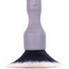 Detail Factory – TriGrip Ultra-Soft Detailing Brush Set – Scratch-Free Cleaning for Exterior, Interior Panels, Emblems, Badges, Gauges, Infotainment Screen – Black(Gray)